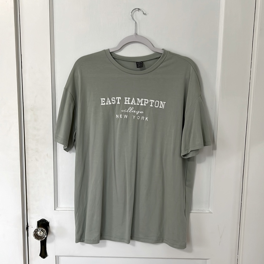 Green shirt